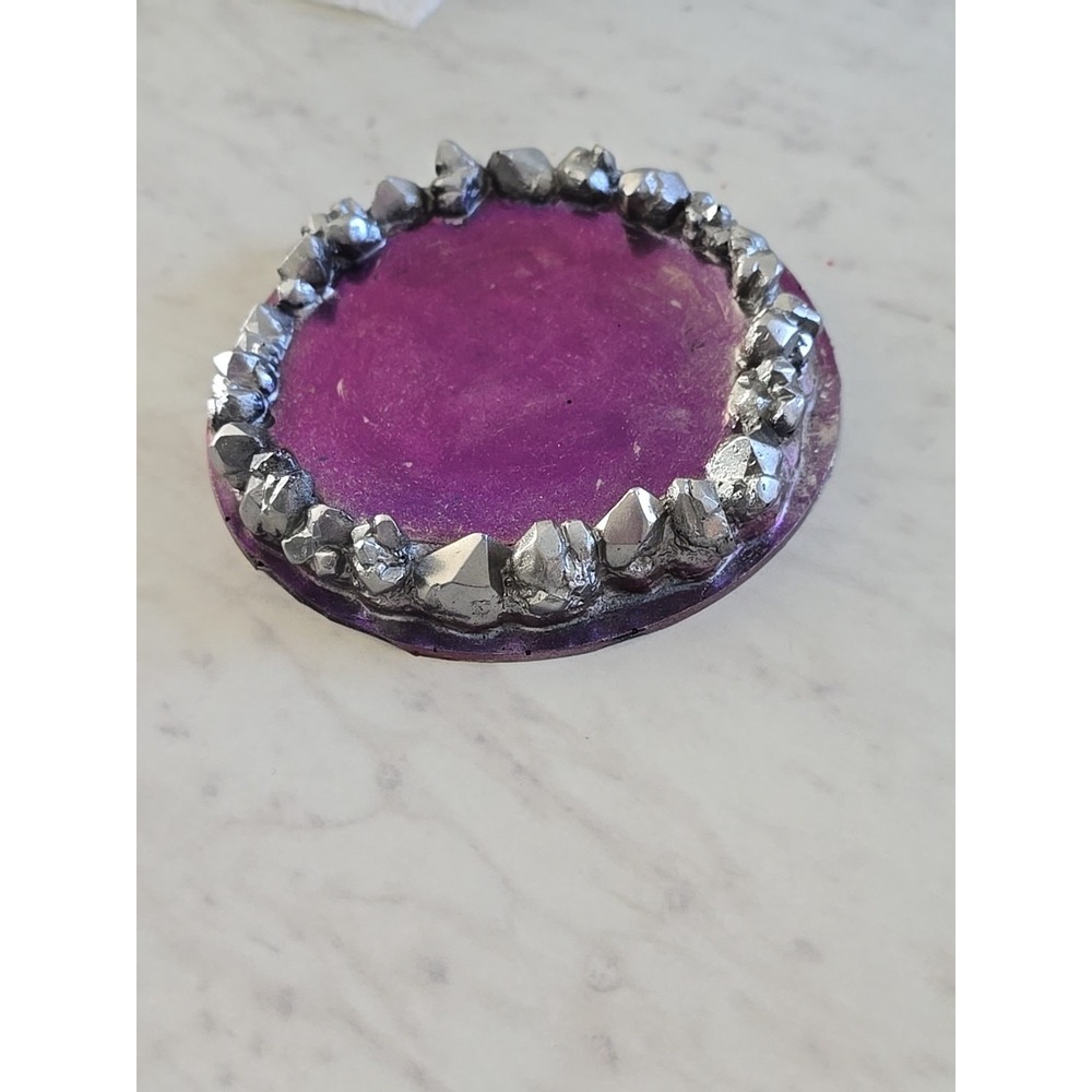 Handmade Resin Coaster Trinket Dish Coin Holder Jewelry Dish Decoration Gift 632